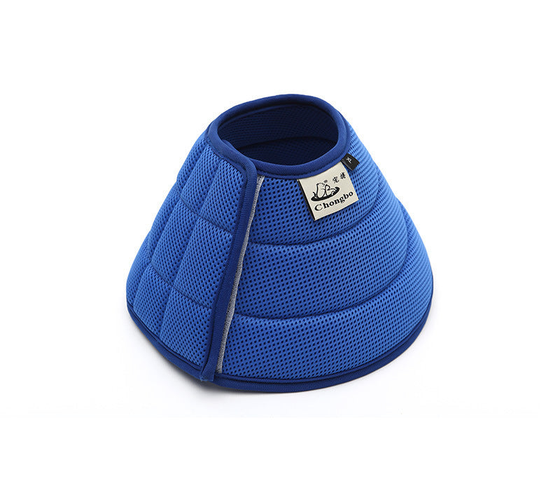 Collier anti-morsure pour chien et chat, collier de récupération médical pour animaux de compagnie, housse de protection transparente pour animaux de compagnie, collier élisabéthain circulaire pour fournitures pour animaux de compagnie